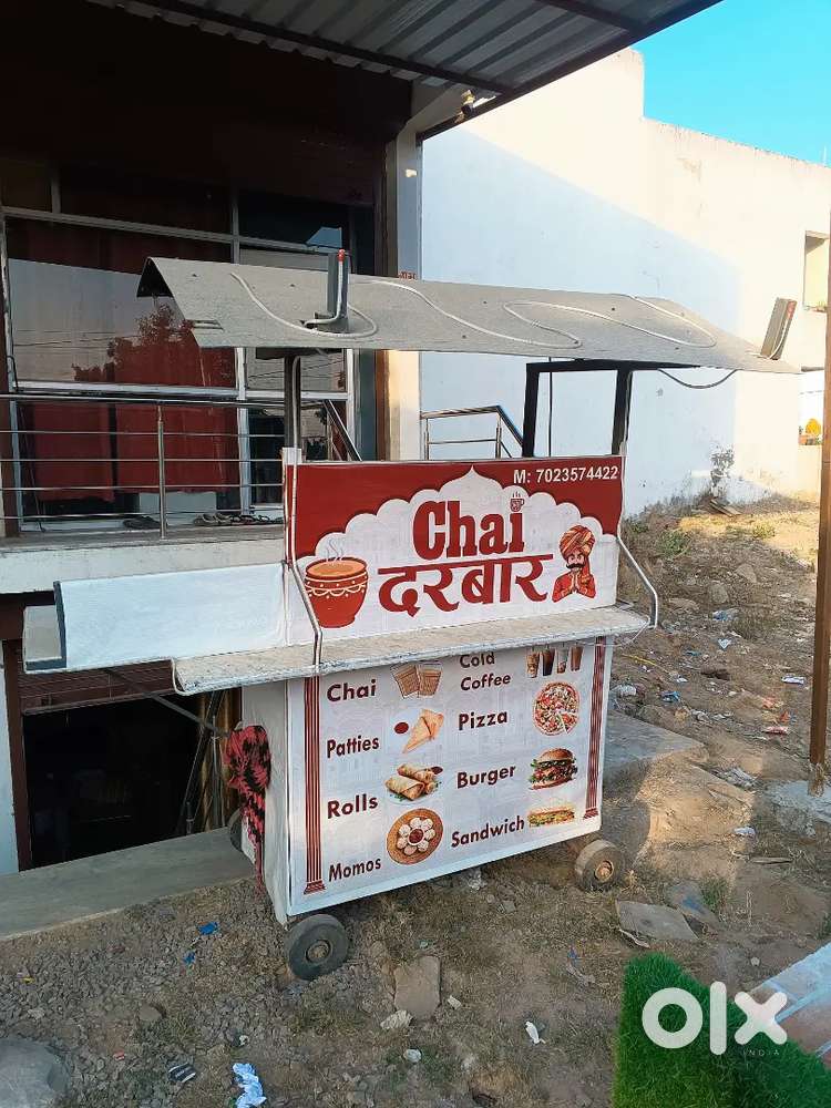 Cafe and fast food cart