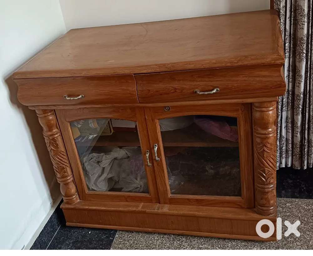 Wooden TV Trolly