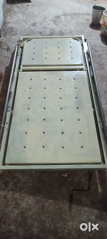 Medical back rest bed and suction machine
