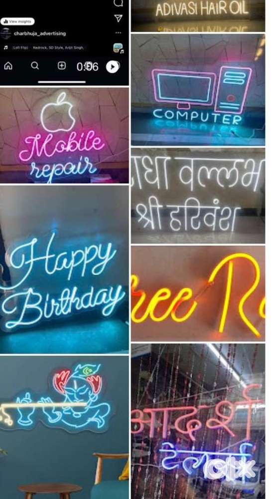 Custmised Neon sign @599