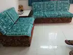 Sofa with centre tebal