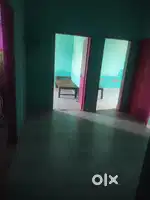 2 BHK flat with  tiles finishing ,attached bathroom and a kitchen