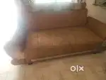 Three seater big sofa,colour are brown, two years before buy