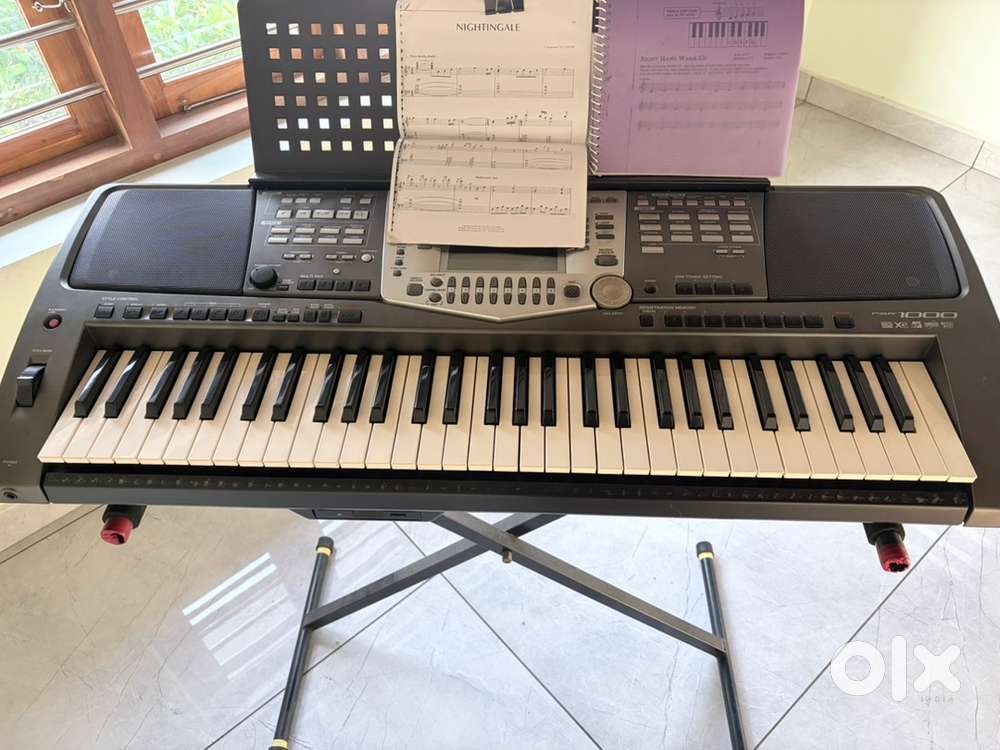 Yamaha PSR 1000 , Hofner dreadnought acoustic guitar