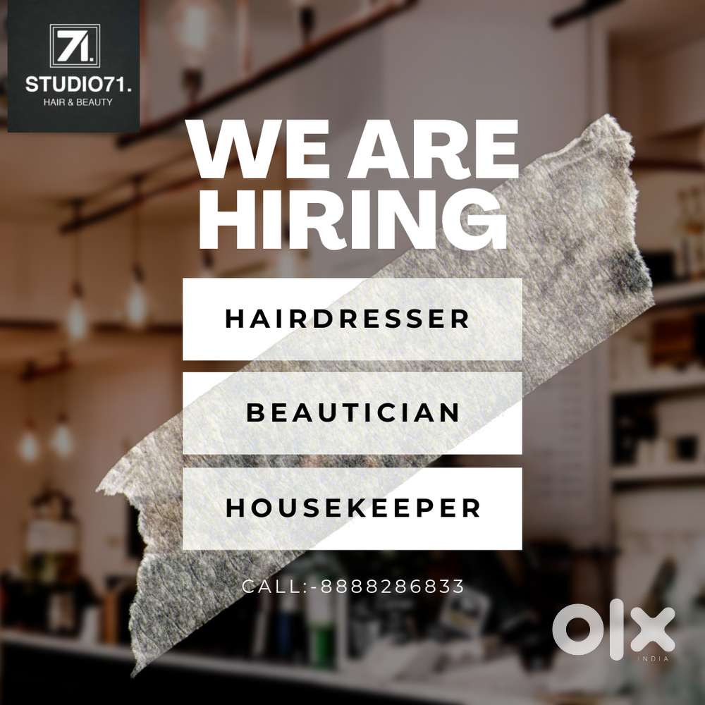 Vacancy beautician/hairdresser