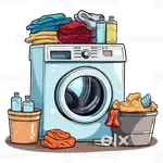 Washer cum iron man