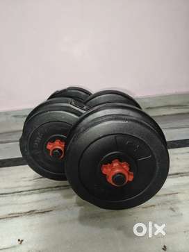 20KG (2KG X 4 + 3KG X 4) Dumbbell Combo Set Adjustable Dumbbell
Black