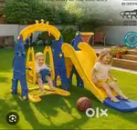 Kids slide and jhula
