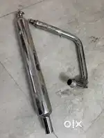 Bullet 2018 silencer and bend pipe