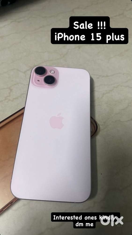 Iphone 15 plus 90% battery health 6/128gb pink