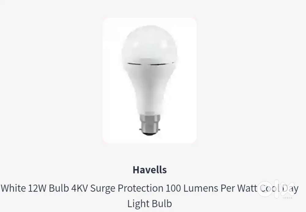 Set of Two Havells Bulb 12W