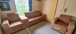 Sofa with two Chairs