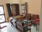 Big Hall With proper tiles marble and large balcony and sofa set