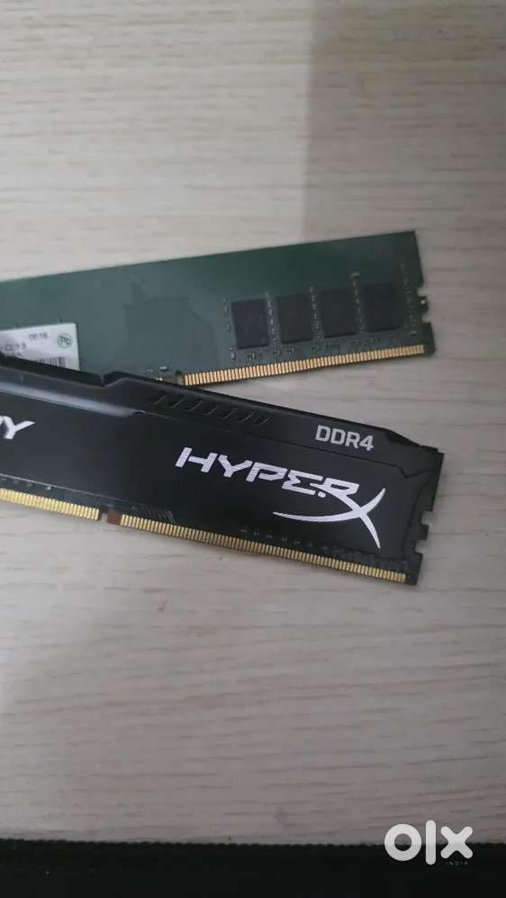 HyperX Fury 8GB + Crucial 4GB DDR4 2400MHz RAM Kit for Sale