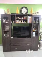 TV Cabinet and Wooden Crookory  Storage unit