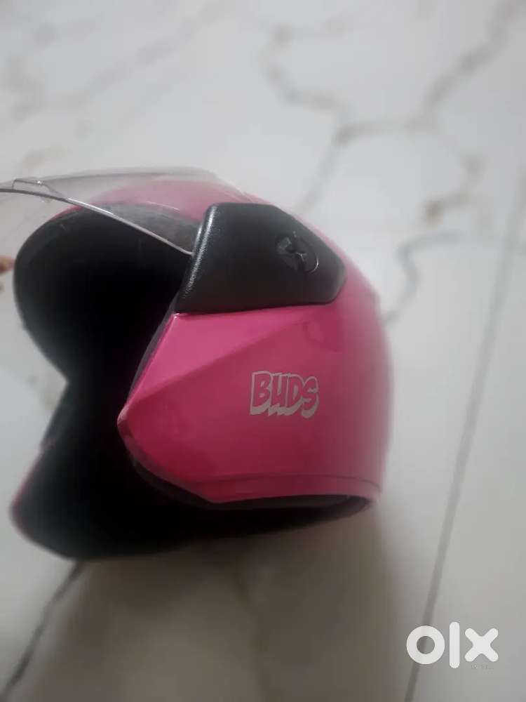 A pink colour helmet for girls and boys ,new condition