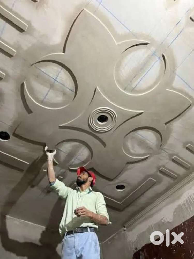 Pop ceiling design/  paint puti
