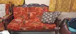 Three plus two wooden sofa and dinning table