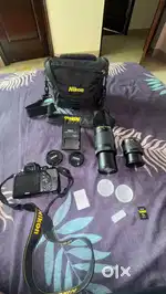 Nikon D3500 with 2 lenses
