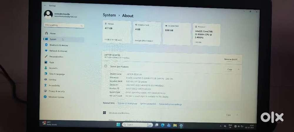 HP Pavilion i5 9th gen