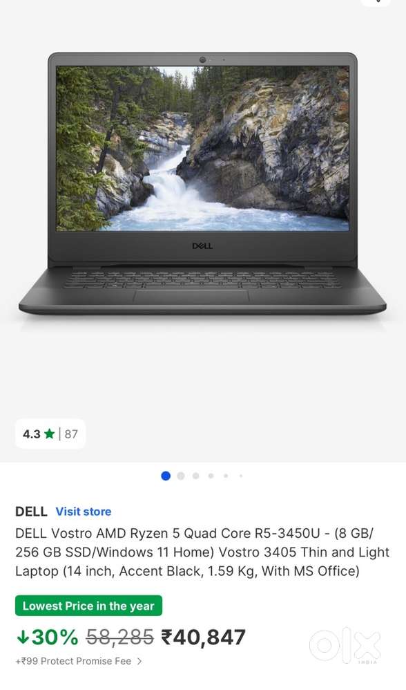 Laptop for sale 22500 only