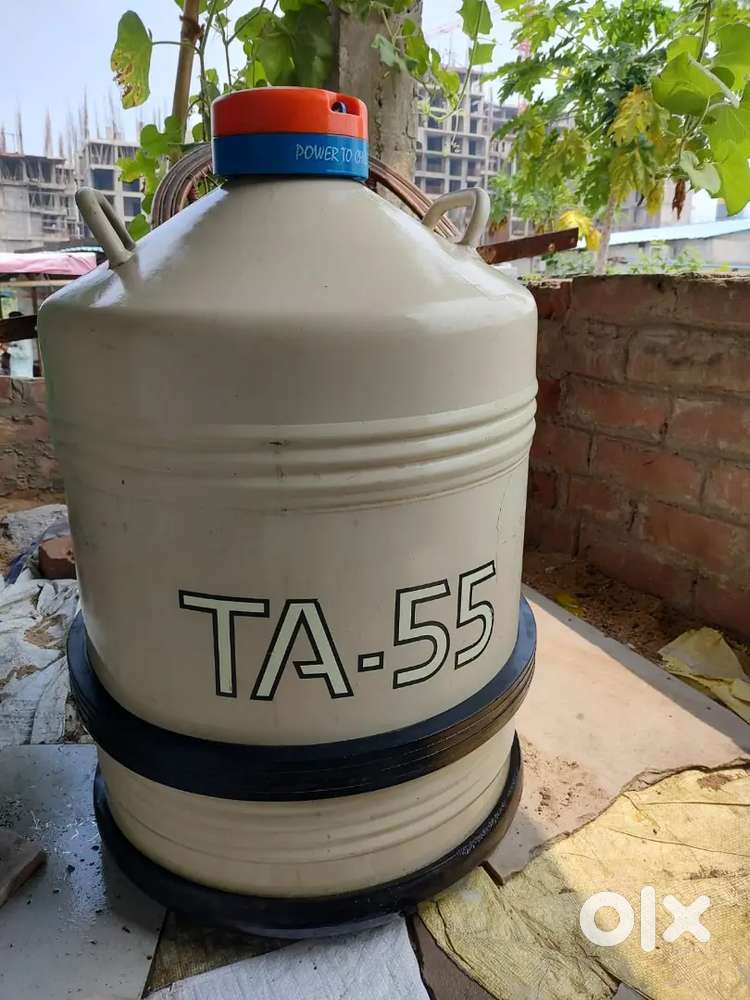 Liquid nitrogen container
