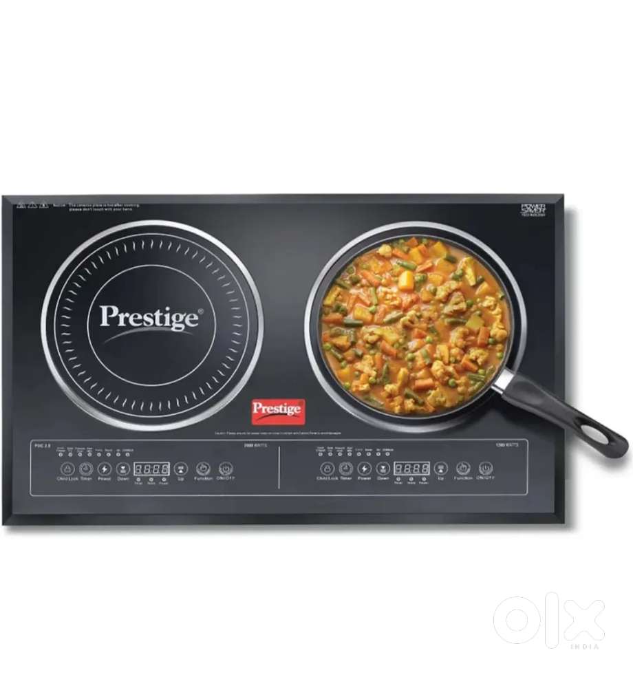 Prestige Double Induction cooktop push button