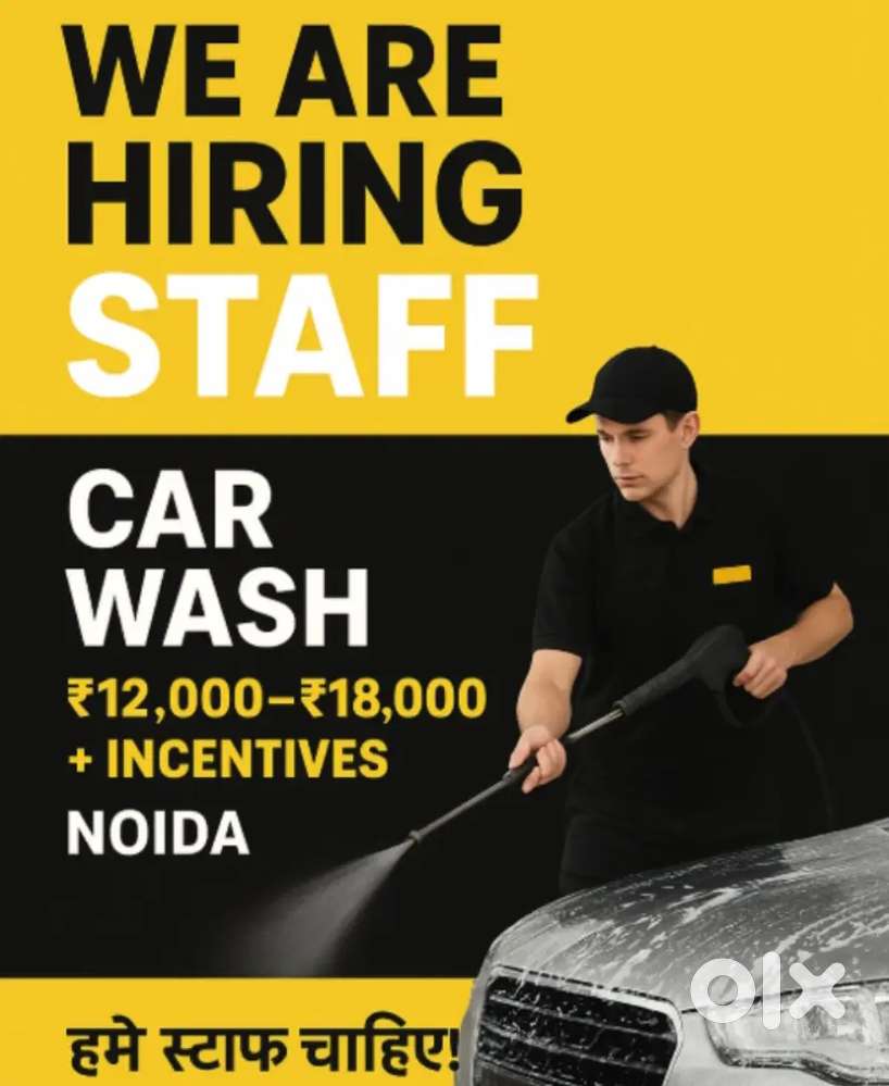 Urgent requirement For Car washing and Detailing in mall