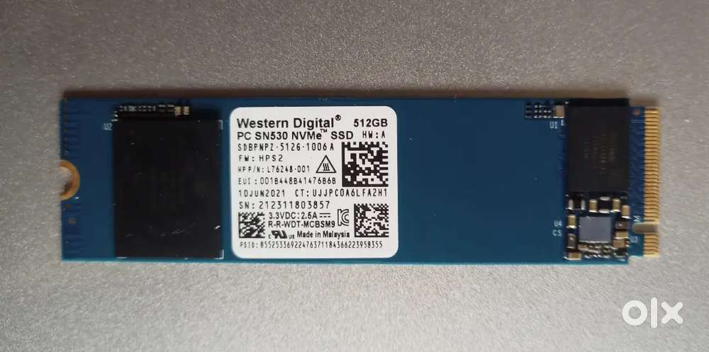 Western Digital WD sn530 512GB nvme M.2SSD