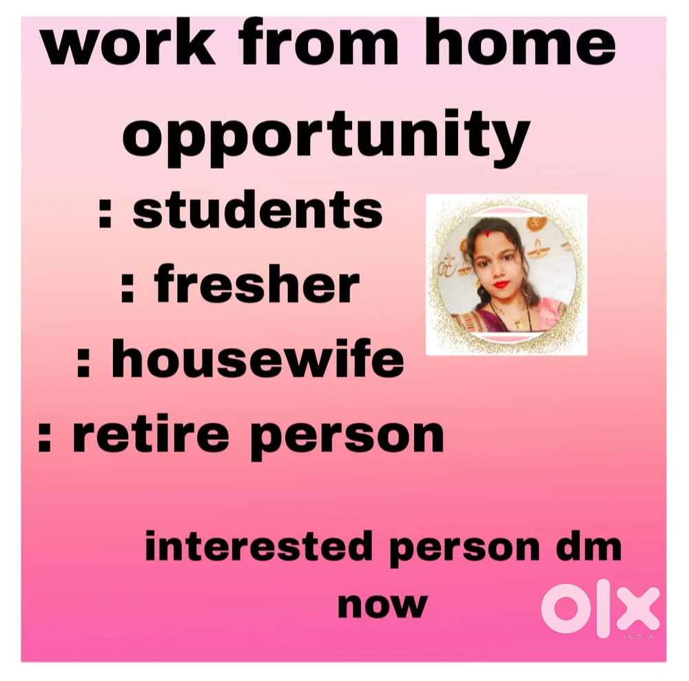 Work from home opportunity