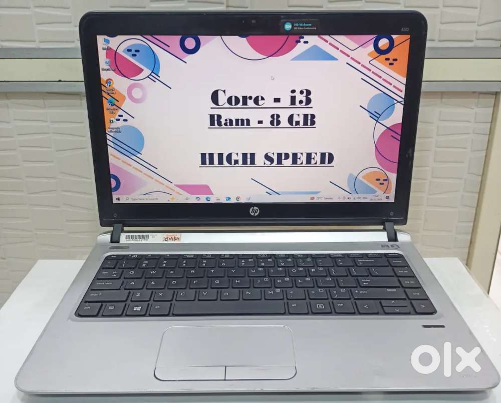 HP Laptop Core i3 Ram 8 GB with SSD and Graphic
