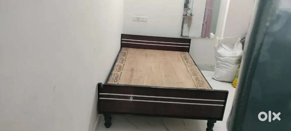 Bed cot double brand new in workshop godown hardwood direct factory