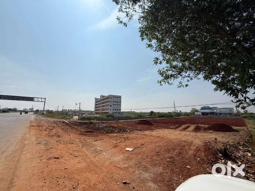 Highway Facing Commercial Land in Ongole for Hospital/College/showroom