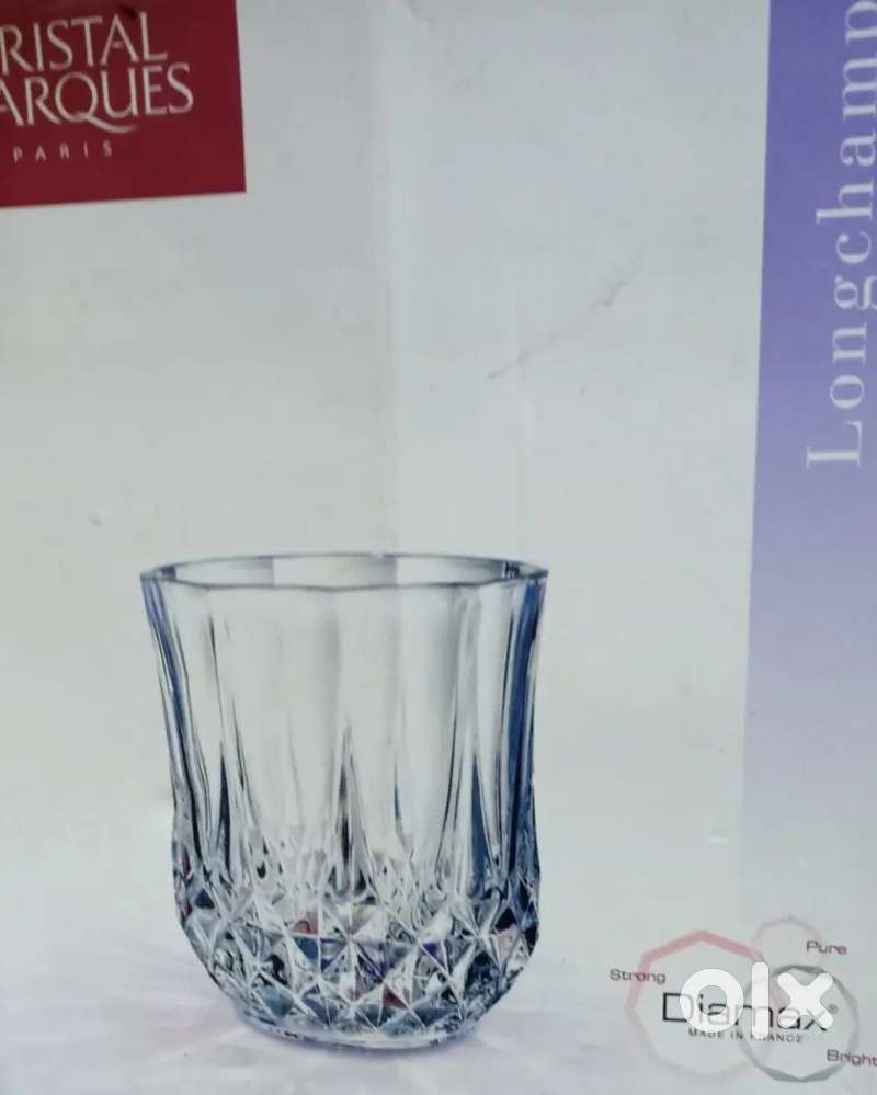 Henniger Longchamp 7- piecr crystal glass set - ₹1300 only