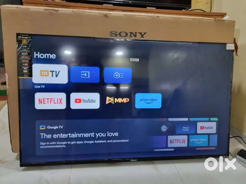 (NEW) Sony 43 inch smart led tv with 4k video quality with warrenty
