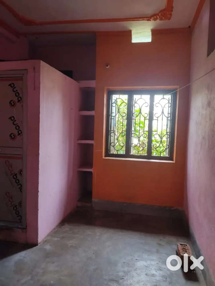 Single room with attached bathroom