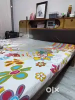 King size double bed with storage