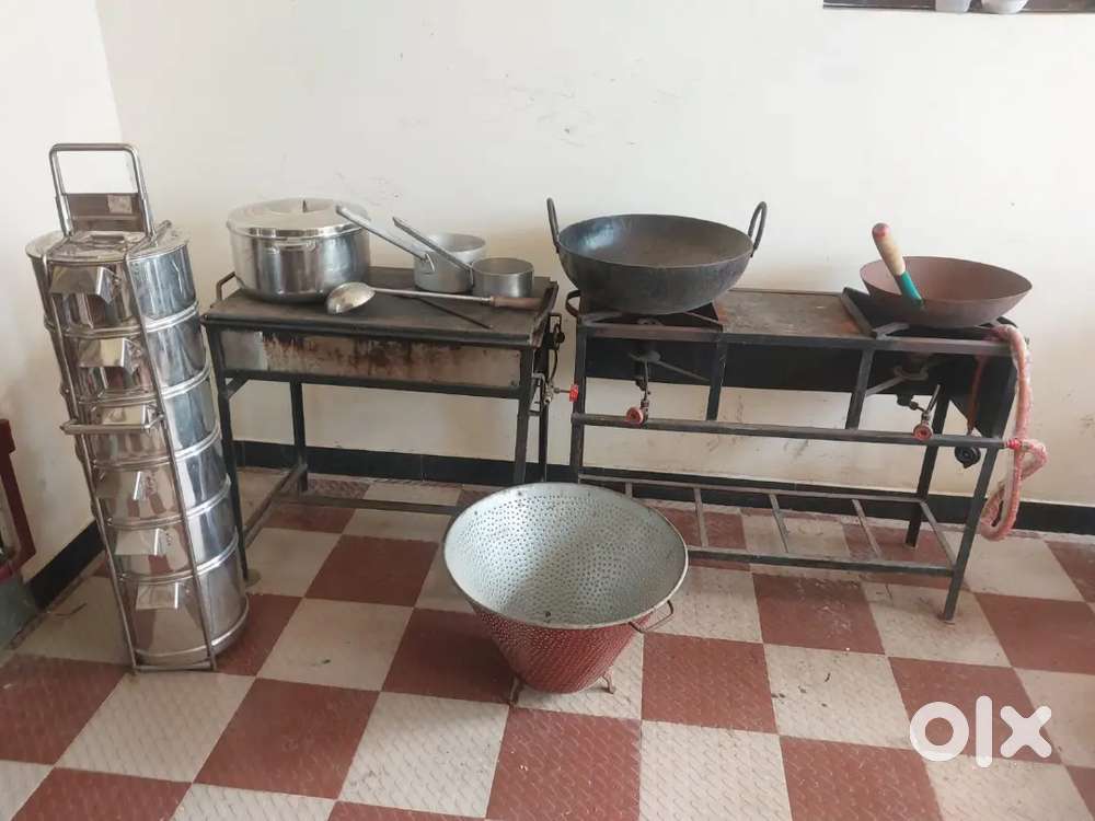 Hotel kitchen stove & vessel set for sale