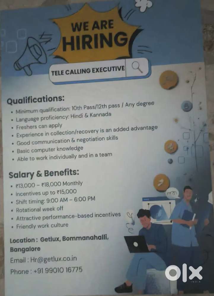 Telecaller - collection executive