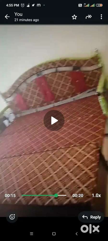 3 fold sofa cum bed brand new 1m old