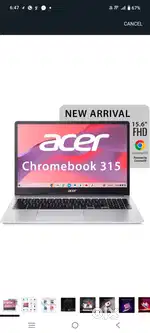 Acer crome book new