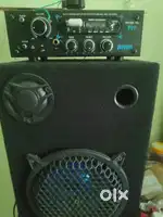 8woofer box and 20-20 amplifier