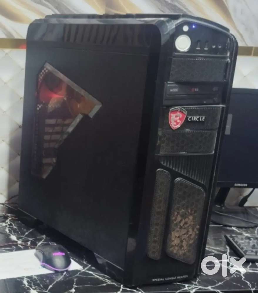 Gaming desktop cabinet circle fully ATX cabinet