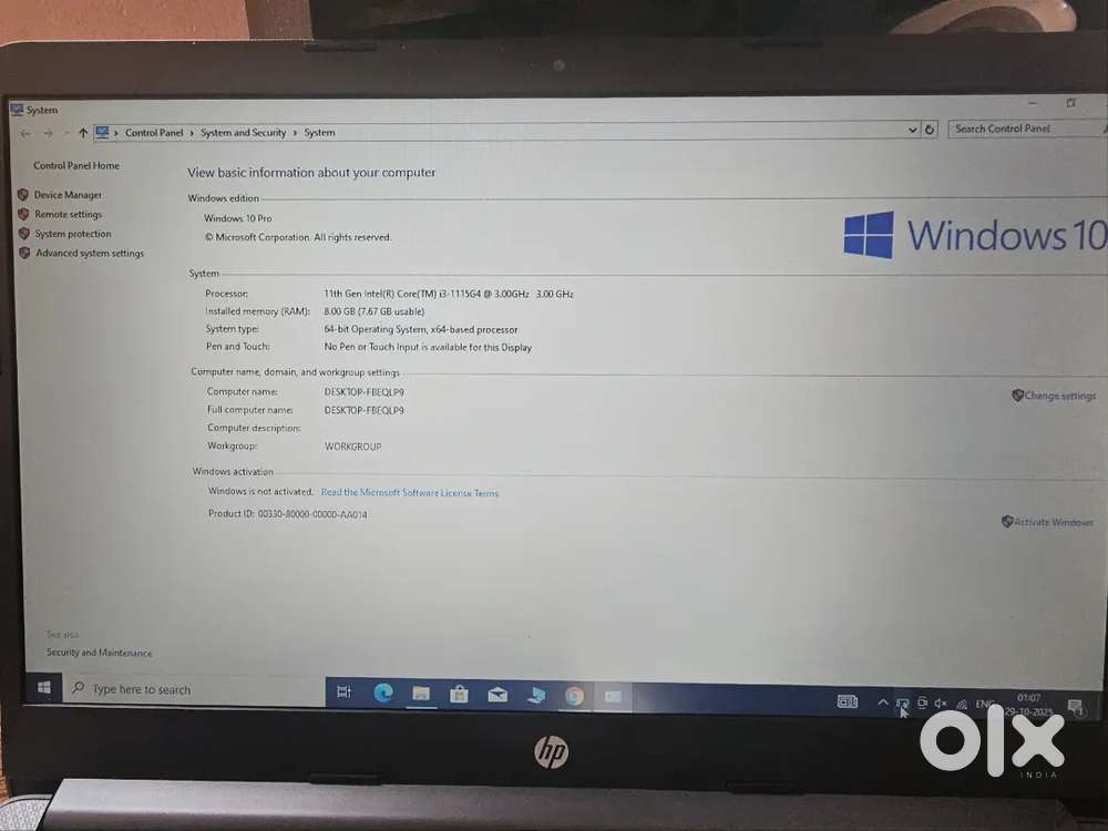 Hp 420 G8 11 gen fixed price