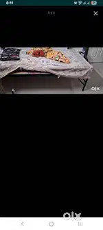 Single folding iron bed