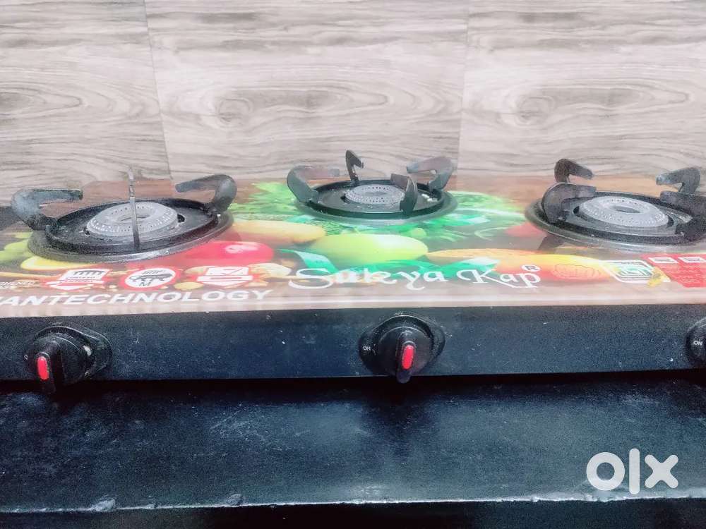 3 burner Gas stove