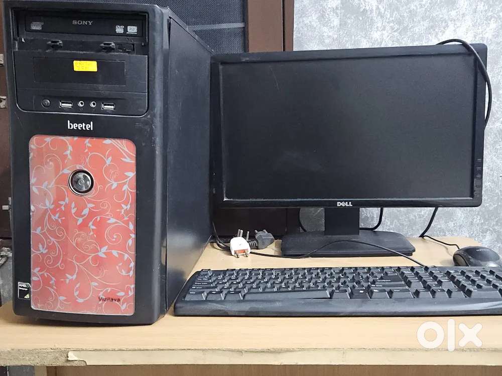 Dell screen and beetel pc and intex mouse.pc normal condition