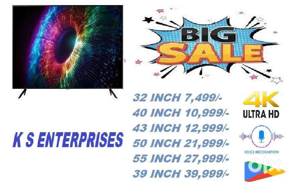 43 INCH SMART 4K UHD LED TV @ 12,999 /- ONLY