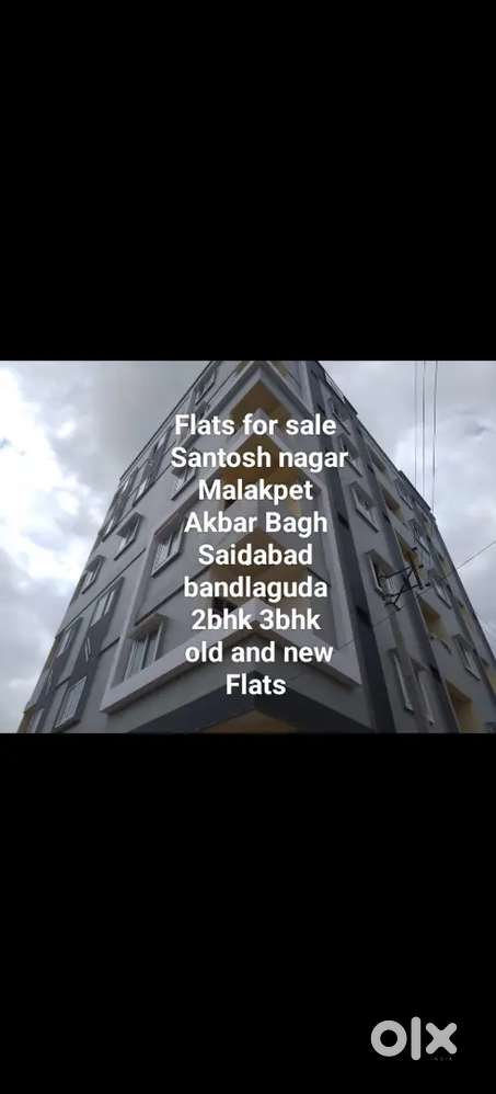 Brand New and Pre owned Flats Santosh Nagar Akbarbagh Saidabad Mlkpet