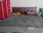 Sofa cum bed, study Table, TV table, teak wood Dining table